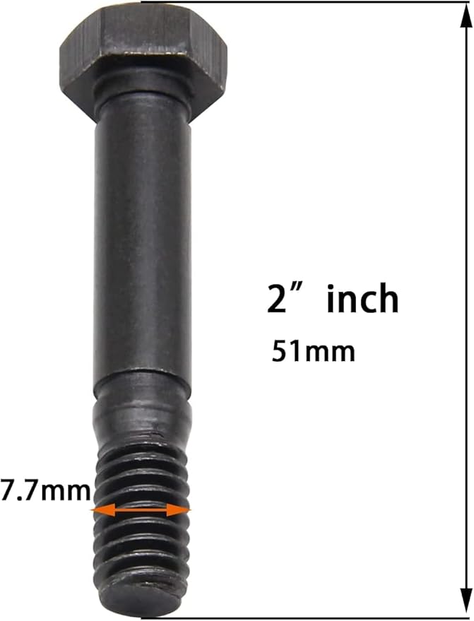 10Pack 52100100 521001 Shear PINS & Bolts for Ariens Snowthrower