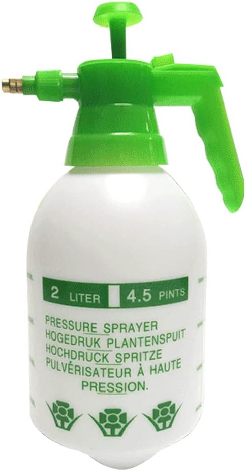 1 Pcs Garden Pump Sprayer, 0.5Gallon/68oz Hand-held Lawn Pressure Spray Bottle with Adjustable Nozzle (FKM Gasket Update)