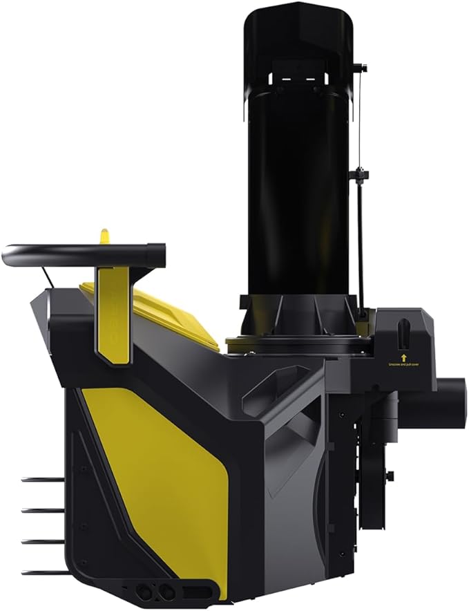 YARBO Snow Blower Modular, 24/7 Autonomous 2-Stage Electric Snowblower Cordless with 6-40ft Throwing Distance, 12" Intake Height, 24" Cleaning Width, AI Multi-Zone Mapping & RTK GPS