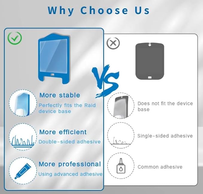 ZVVN 4 Pack Refill Cartridges Kit for Plug-in Blue Light, for Stem Light, Replacement Glue Cards (4 Pack)