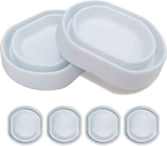 Bed Bug Interceptor Traps | Bed Bug Trap | Insect Trap, Monitor, and Detector for Bed Legs (White - 4 pcs)