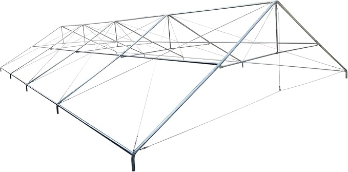 DELTA 40'x20' PE Marquee Party Tent, Tents for Parties, Large Wedding Tent, Carpas para Fiestas,Heavy Duty Canopy, Outdoor Event with Waterproof Top + 5 Storage Bags