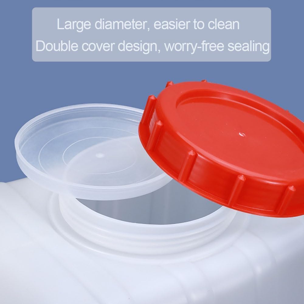 Water Storage Tank for Camping, Plastic Water Containers with Spigot for Emergency Water Storage Household Outdoor Camping Hiking Self-Driving Tour(Size:30L)