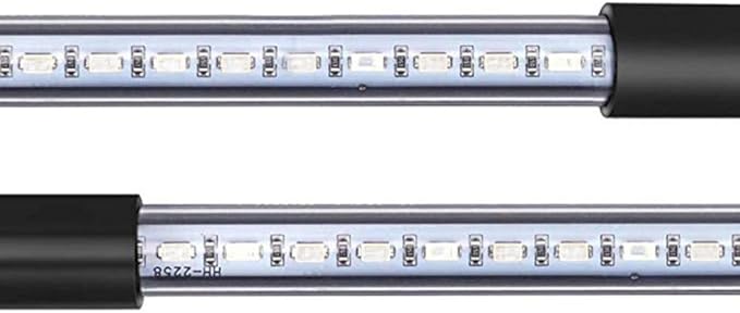 LED Grow Lights for Indoor Plants, 80W Plant Grow Lights Full Spectrum Auto ON Off with 3/9/12H Timer, 9 Dimmable Lightness Clip-On Desk Grow Lamp Bulbs (4 Heads)