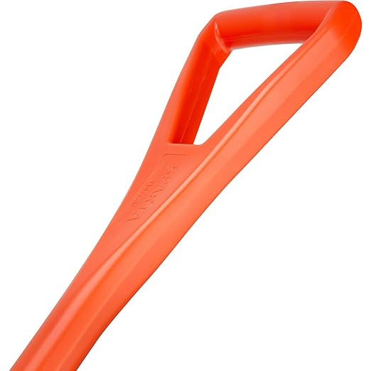 SPARTA 41077EC24 Plastic Sanitary Shovel, Food Safe Plastic Shovel For Commerical Kitchens, 14 Inches, Orange, (Pack of 3)