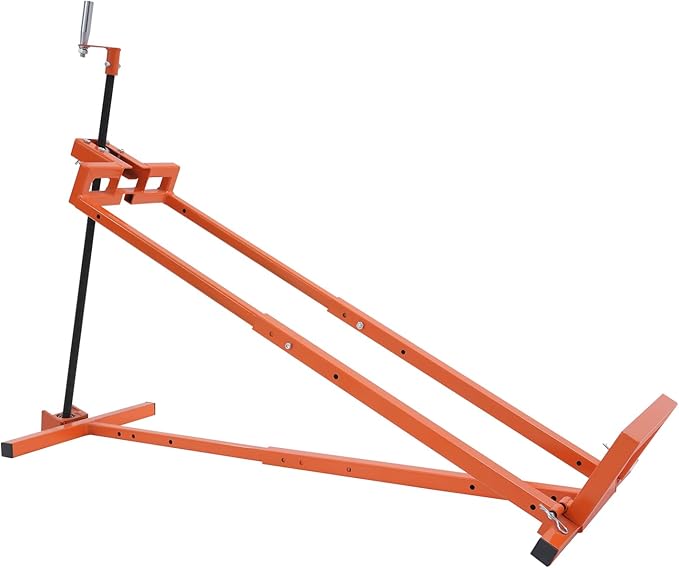 Lawn Mower Lift, 880Lbs Lawn Mower Lift Carbon Steel Lift Jack Freestanding Lawnmower Lift Tool Adjustable Lawnmower Lifts w/o Wheel for Garden Tractors All-Terrain Maintenance and Repair