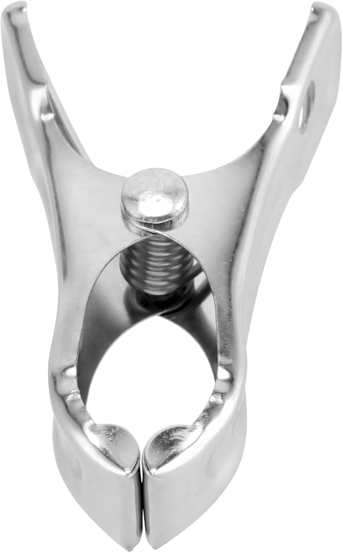 HAKZEON 160 PCS Garden Clips, Stainless Steel Greenhouse Clamps, Greenhouse Clips for Netting, Heavy Duty Row Cover Clips for Cloth and Fixing Plant Cover Film, 2 Inch