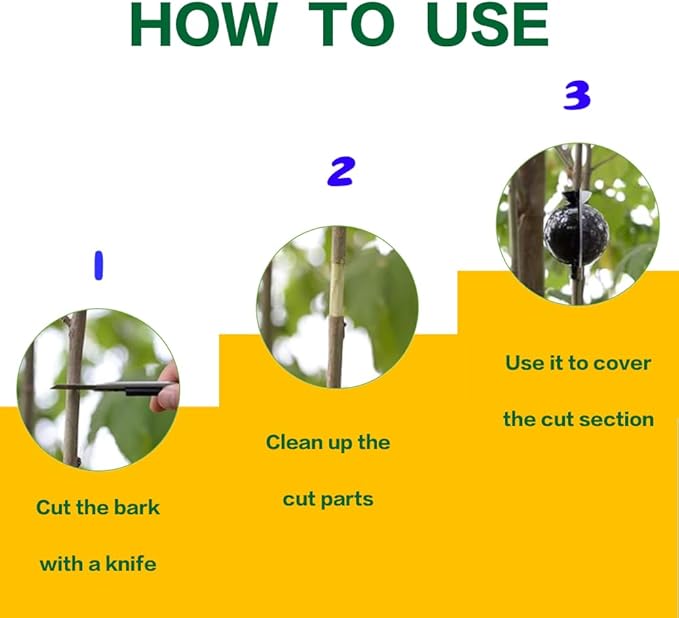 10 Packs Medium Size Plant Rooting Grow Propagation Ball, Reusable Half Transparent Air Layering Pods for Fast Propagation Plants