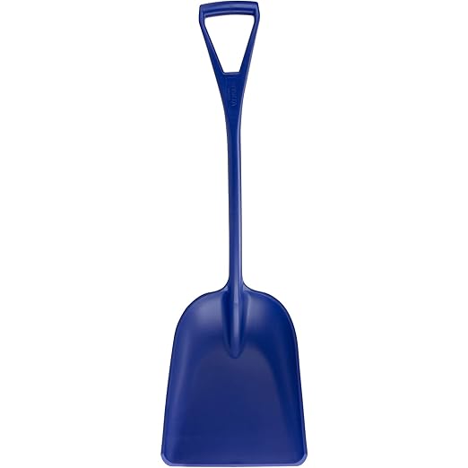 SPARTA 41077EC14 Plastic Sanitary Shovel, Food Safe Plastic Shovel For Commerical Kitchens, 14 Inches, Blue, (Pack of 3)