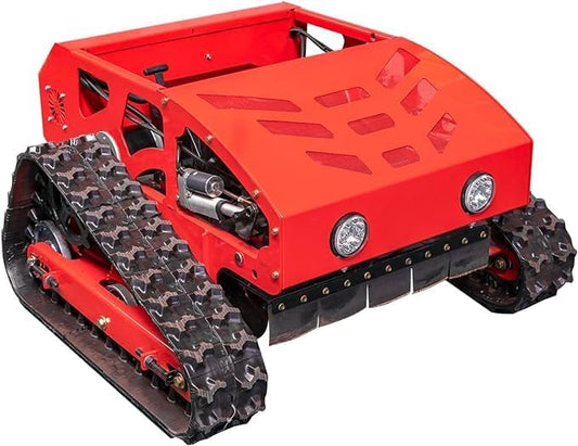 Remote Control Lawn Mower 9HP Electric Start 45° Climbing Adjustable Mowing Height Track Drive All Terrain Grass Cutter Yard Intelligent Mower (HW-224-55L)