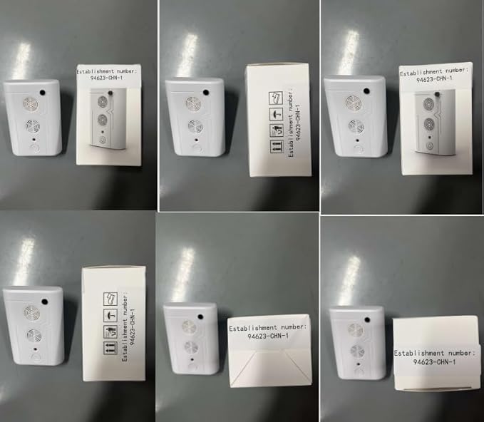 2025 Upgraded Ultrasonic Bat Repellent Devices, Plug in Bat Deterrent Repeller Devices for Indoor Use, Friendly to Human & Pet (4, White)