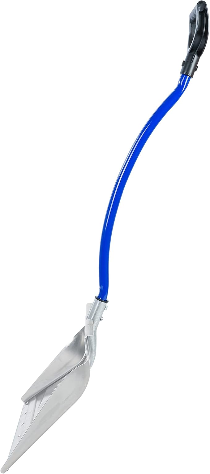 Snow Joe SNJ20A-ERG Heavy-Duty Aluminum Ergonomic Snow Shovel w/Steel Wear Strip & D-Grip Handle, Fully Assembled