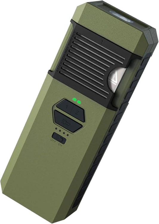 Portable Mosquito Repeller Device,Rechargeable Electronic Mosquito Repellent Device wiht Double-Sided Heating&Controllable Temperature,IP67 96sqft Protected Area for Camping,Fishing