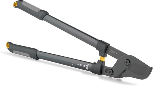 Woodland Tools Heavy Duty Lopper – 28 Inch Lever-Action Branch Cutter with Bypass Blade and Non Slip Grip – Manual Tree Limb Cutter for Thick Branches and Tough Yard Work