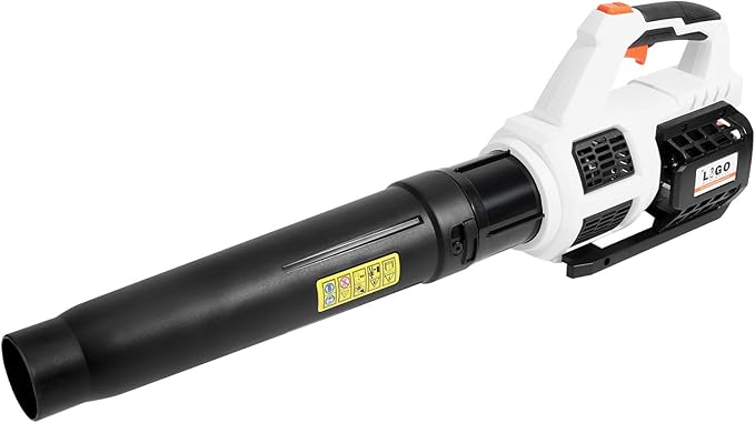 LIGO Cordless Leaf Blower with Brushless Motor, High CFM Turbo Airflow, Lightweight Handheld Design & 4.0Ah Battery - Dual Use for Lawn Care, Yard Debris, and Light Snow Removal