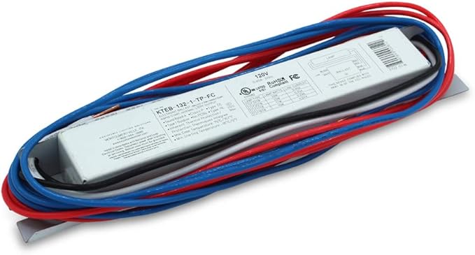 Technical Precision Replacement Ballast for Keystone Technologies Kteb-132-1-tp-fc 120V Electronic Ballast for T8 and T12 Fluorescent Fixtures - Operates 1 Lamp - 1 Pack