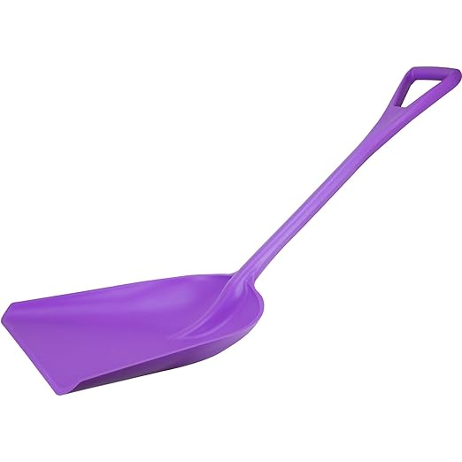SPARTA 41077EC68 Plastic Sanitary Shovel, Food Safe Plastic Shovel For Commerical Kitchens, 14 Inches, Purple