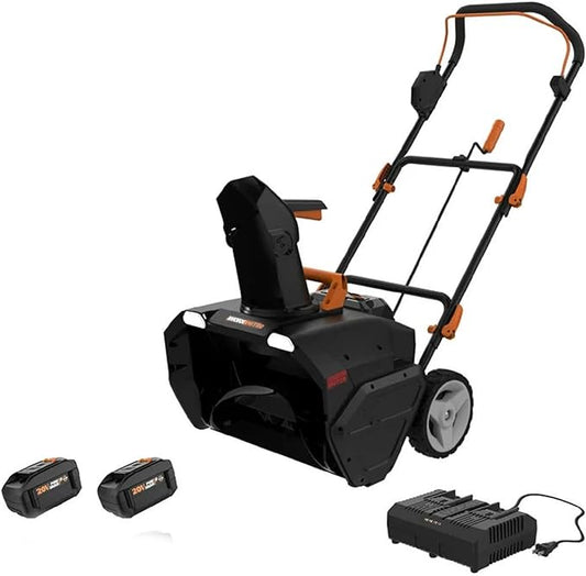 Worx 40V 20" Cordless Snow Blower Power Share with Brushless Motor - WG471 (Batteries & Charger Included)