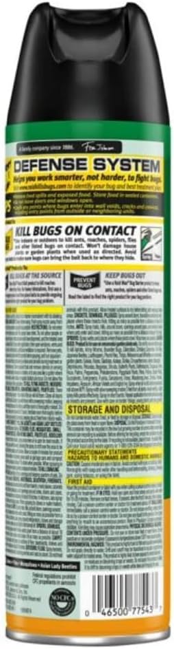 Raid House & Garden Insect Killer Spray, Orange Scent 11 Ounce (Pack of 10)