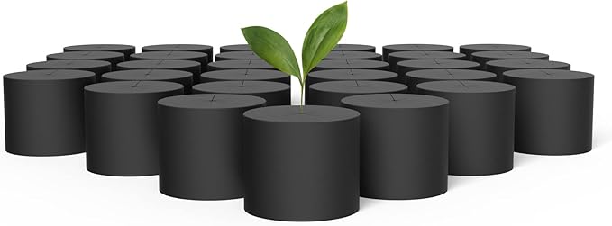 AC Infinity Clone Collar 4-Inch, Cloner Inserts with 8-Spoke Design, 50-Pack for Use with Net Cups in Hydroponics Growing Systems, Aeroponics, Cloning Machines, and Home Gardening