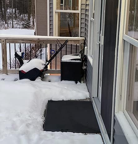 HeatTrak Heated Snow Melting Mats for Entrances - Heated Outdoor Mats - Electric Snow Melting Mats for Winter Snow Removal - Trusted Snow and Ice Melt Products - No-Slip Heated Door Mats (30” x 48")