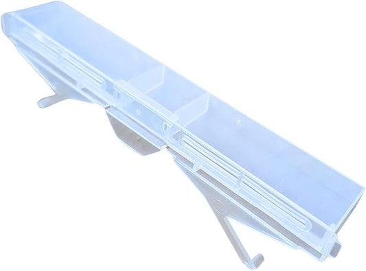 Clear Small Hive Beetle Trap with Baitable and Reusable Oil Trap Designed for Trapping Beetles in Bee Hives Without Chemicals for Beekeeping - 12 Pack