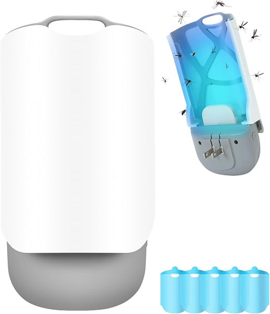 Flying Insect Trap for Indoors, 2pack Plug-in Fruit Fly Trap Catcher, Adjustable Lighting Bug Zapper for House Flies, Mosquitoes, Fruit Flies, Gnants, and Mosquitos, Office