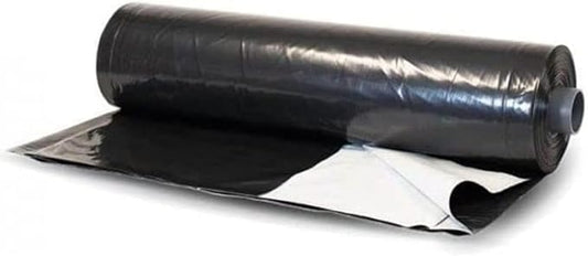 Farm Plastic Supply - Silage Tarp Black/White Plastic Sheeting - 8 Mil - Heavy Duty Polyethylene Plastic Tarp for Silage Cover, Bunker Cover for Farming, Agriculture, Ground Covering (32' x 110')