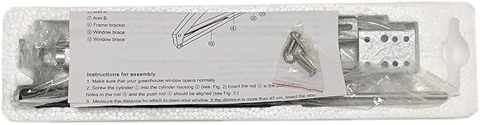 Automatic Greenhouse Window Opener Solar Heat Sensitive Auto Hothouse Vent Openers Roof Opening Tools for Sunlight Room Greenhouse Accessories -15.4 Lbs Lift Capacity