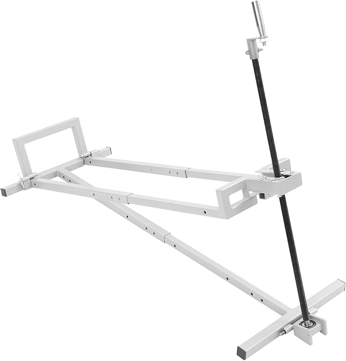 Lawn Mower Lift, 880Lbs Lawn Mower Lift Carbon Steel Lift Jack Freestanding Lawnmower Lift Tool Adjustable Lawnmower Lifts w/o Wheel for Garden Tractors All-Terrain Maintenance and Repair