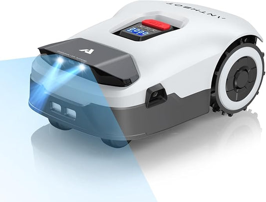 Robot Lawn Mower NO Wire - 0.22 Acre, Full Band RTK+4-Eye Vision Robotic Lawnmower, Automatic Mapping, 20 Multi-Zone Management, Accurate Obstacle Avoidance, Intelligent Path Planning
