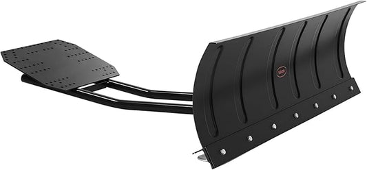 VEVOR Snow Plow Kit, 48in Universal Snow Plow Attachment, Height & Left-Right Adjustable, Quick to Detach, Steel ATV Scrape Blade, 3 Mount Options, Efficient Snows Clearing, for Most ATVs & UTVs