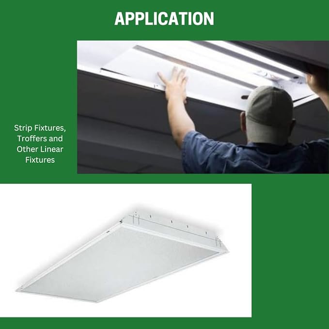 Commerical Smart LED Type C T8 Tube Light Kit with Emergency Battery Driver, 2 Tube&1 Driver, 90 Min Backup Power Replacement for T12/T5/T8 Troffer/Strip Fixtures-2 Pack (4FT w Smart Sensor)