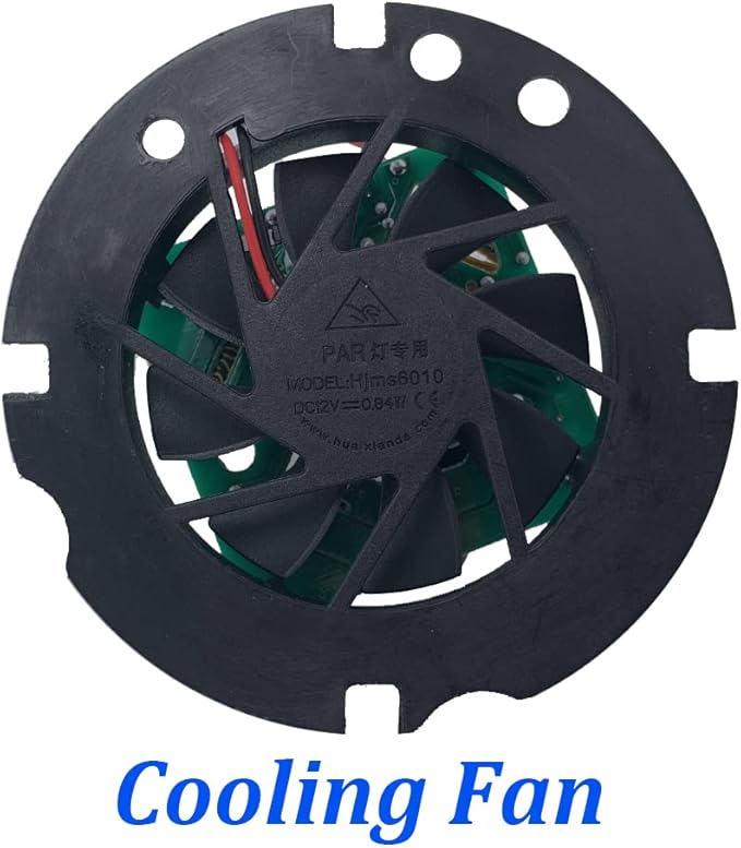 E26 35w Par30 LED Bulb (100 WATT Equivalent) 3000K 3400lm 25 Degree Indoor Spotlight with Cool Fan for Jewellery Clothing Store (Warm White)