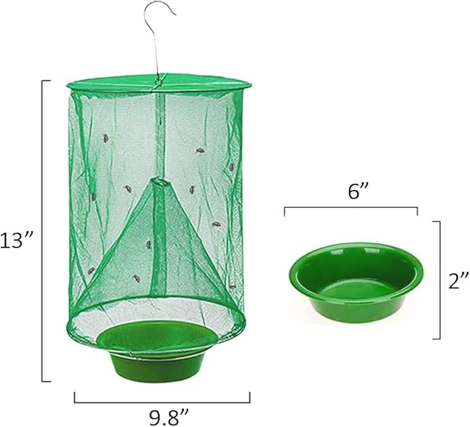 Ranch Hanging Catcher, Cage Catcher for Indoor and Outdoor, Family Farms, Park (2 Pack)