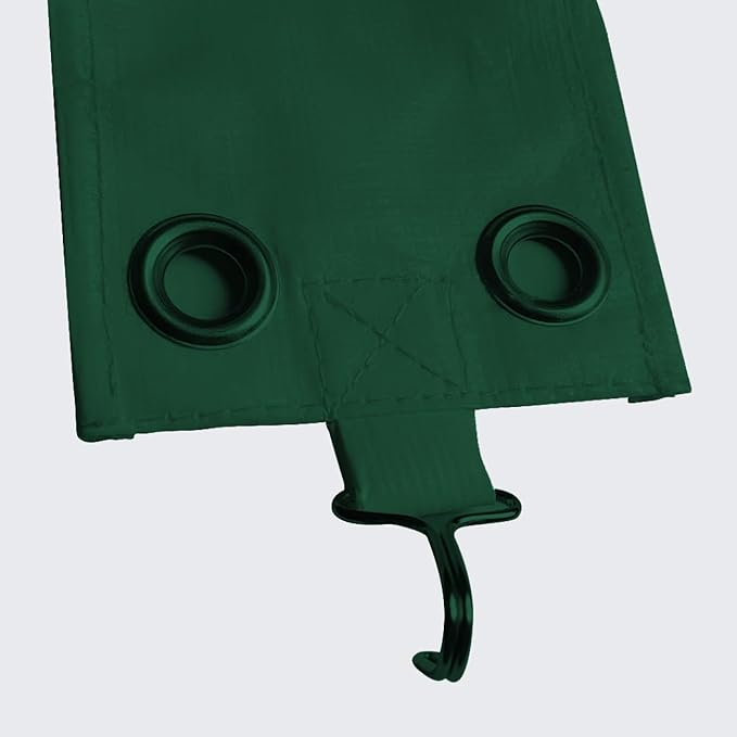 Carport Replacement Canopy, Replacement Top Cover for 10' x 20' Carport Frame, 180G PE Fabric Waterproof & UV Protected Tarp with Ball Bungees, Green (Only Top Cover, Frame is not Included)