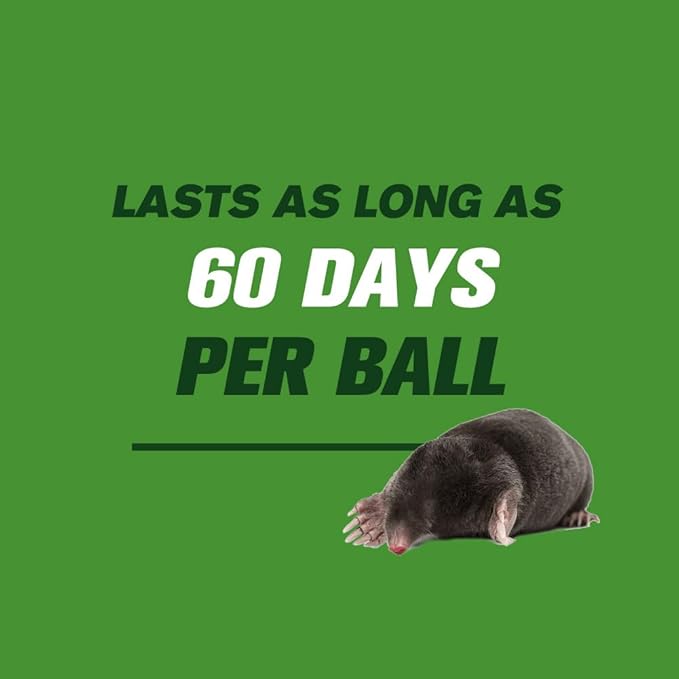 Mole Repellent Outdoor,Vole Repellent for Lawn,Yard,Pet and People Safe Gopher Repellant,Natural Ingredients Groundhog Repellent,Convenient to apply-8P
