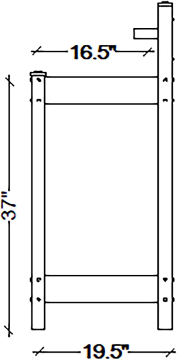 DuraTrel Greenfield PVC Vinyl Indoor Outdoor Table Potting Bench Station with Shelf for Plant Accessories & Gardening Supplies Storage, White