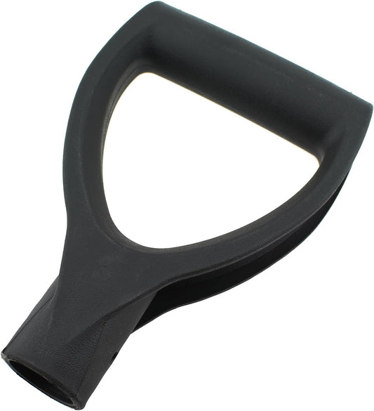 RLECS Black Shovel Handle D Shaped Grip 28mm ID Plastic Fork Spade Handle Suitable for Digging and Harrowing Tool
