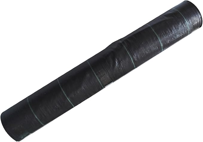 findmall 6ft x 100ft Garden Weed Barrier Fabric Multi Size Plastic Roll Cloth Water Permeable for Agricultural Planting Gardening Decorative Patio Arrangement Greenhouse Planting
