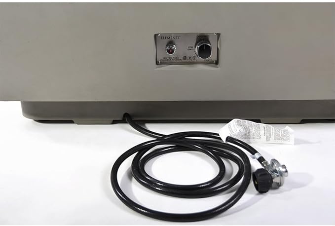 Lucerne Concrete Fire Pit 42".1 x 42 Outdoor Patio Firepit Includes Fire Glass Modern Fire Pits & Outdoor Fireplaces for Garden, Deck, Indoor & Outdoor Heating