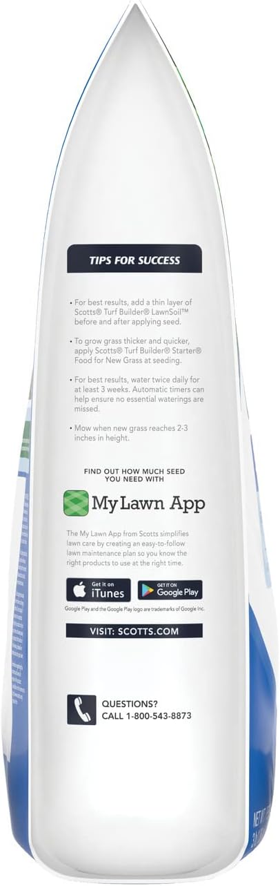 Scotts Turf Builder Grass Seed Sun & Shade Mix, Grows in Extreme Conditions & Spreads for a Durable Lawn, 3 lbs.