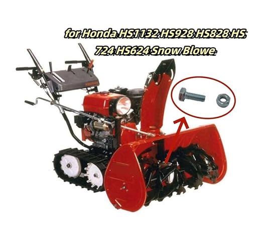 Replacement Auger Shear pin Bolts and Nuts for Honda HS1132 HS928 HS828 HS724 HS624 Snow Blower (Set of 20)