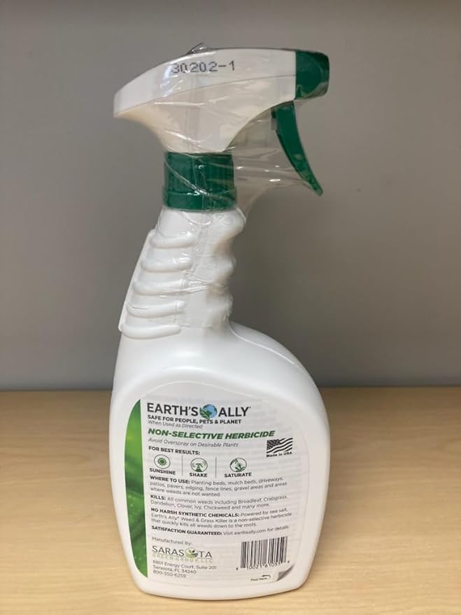 Earth's Ally Insect Control for Plants Ready-to-Use 24 oz | Safe Outdoor & Indoor Plant Insecticide, Spider Mite, Aphid & Mealybug Killer - Effective Spray for Organic Garden & Household Plants