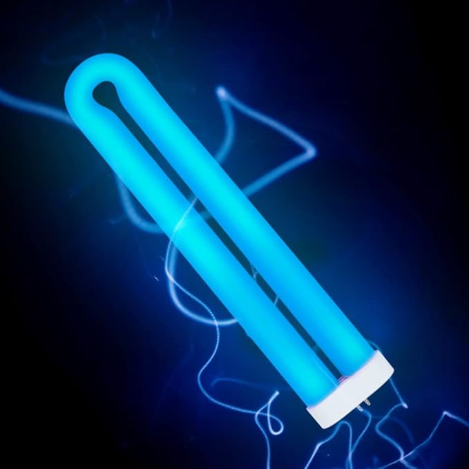 lumenivo Bug Zapper Bulb Replacement for Stinger/DEJAY B8080-4 50 W Stinger Bug Zapper Replacement Bulb with G10Q-4 4 Pin Square Base - T1, FUL50T10/BL Bug Zapper Bulb - 1 Pack