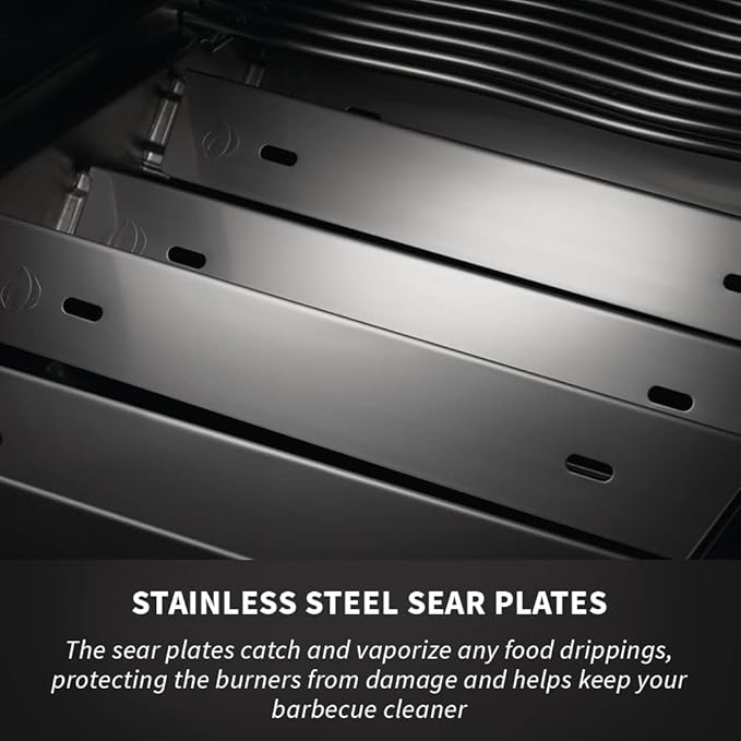 Napoleon PRO500RSIBNSS-3 Prestige PRO 500 RSIB Natural Gas Grill, sq.in, Stainless Steel