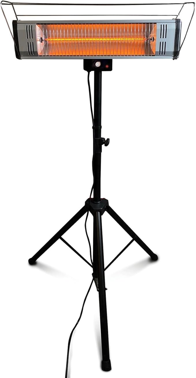 Heat Storm Tradesman 1500 Watt Infrared Heater Tripod Combo, Remote