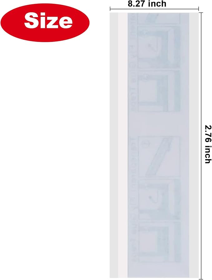 Mosqueda Window Fly Traps, 50 Packs Sticky Fly Traps for Indoors, Fly Catchers for Inside Home, Waterproof & Non-Toxic Adhesive Sticky Paper Trap for Mosquitos Bugs Housefy Fruit Fly Flying Gnats