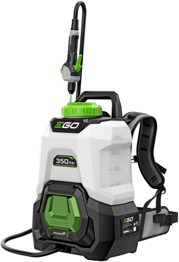 EGO POWER+ 4 Gallon, Backpack Sprayer for Lawn and Garden, Electric Pump, Battery and Charger Not Included - BSP3500