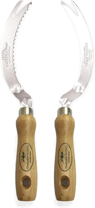 Garden Works Angle Weeder with Classic Grip, Right Handed